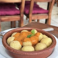 Canarian potatoes   at El Saloon in Gran Canaria