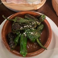 The classic : padron peppers at El Saloon in Gran Canaria