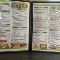 Menu  at Crispy Dosa in Reading