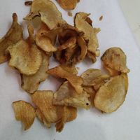 Chips di tapinambour at Bistrò Popolare in Brescia