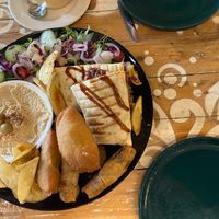 Sharing platter for two   at Shlomo in Grand Baie