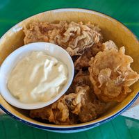 Crispy Eggplant at Shlomo in Grand Baie
