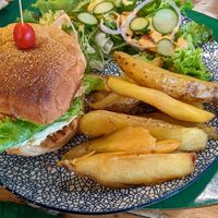 Shlomo Burger at Shlomo in Grand Baie