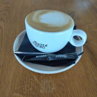 Cappuccino at Stracta Bistro in Hella