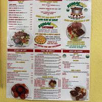Menu  #Veganuary at Reggae Pot in Los Gatos