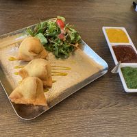 Vegetable Samosas at Namaste in Los Gatos