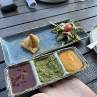Samosa (comes with 3)  at Namaste in Los Gatos