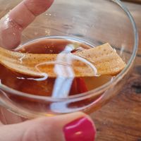 Pichintun cocktail at El Huerto in Santiago