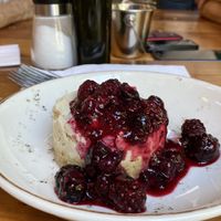 Cheesecake   at El Huerto in Santiago