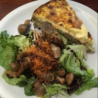 Tarta de Alcachofas  at El Huerto in Santiago