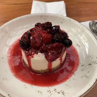 Vegan Cheese cake  at El Huerto in Santiago