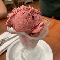 Frutos secos sorbete   at El Huerto in Santiago