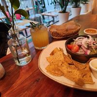 Vegetarisches Ceviche aus Algen at El Huerto in Santiago