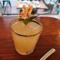 Mocktail at El Huerto in Santiago