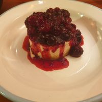 Cheesecake at El Huerto in Santiago