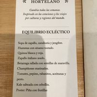 This was today’s special and it was DELICIOUS!! at El Huerto in Santiago