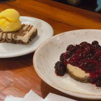 Desserts  at El Huerto in Santiago