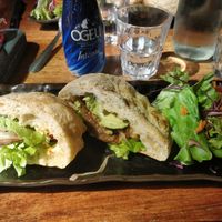 The vegan pita at Utopia in Bordeaux