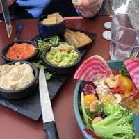 Very nice sharing platter - make sure it’s totally vegan  at Utopia in Bordeaux