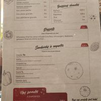 Speisekarte 2 at Au Libanais in Troyes