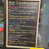Menu  at Juice Factory in Kennesaw