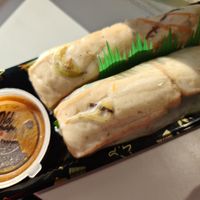 Rice paper rolls at Old Man Pho in Melbourne