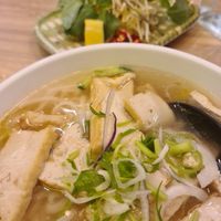Pho- be sure to ask for vegan stock at Old Man Pho in Melbourne