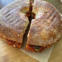 Maltese ftira  at Coffee Circus Joy in Marsalforn