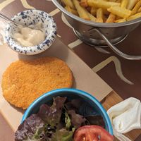 Fish & Chips at Coffee Circus Joy in Marsalforn