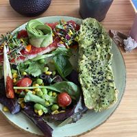 GF pan con Tomate and pan con Aguacate   at Brunchit in Malaga