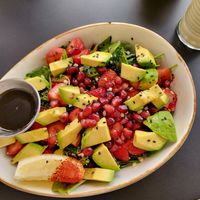 Rainbow salad at Brunchit in Malaga