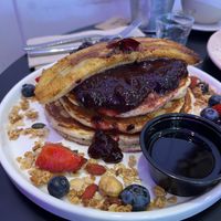 Pancakes without the cream   at Brunchit in Malaga