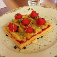 Pikante Waffel at Formidable Pelikan in St Gallen