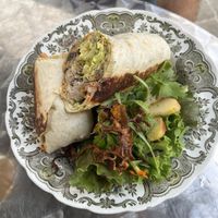 mushroom wrap  at Formidable Pelikan in St Gallen