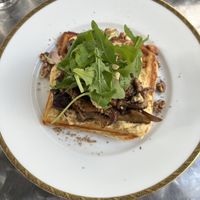 truffle waffle  at Formidable Pelikan in St Gallen