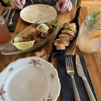 Carrot lox / Karottenlachs mit Meerettichschaum  at Formidable Pelikan in St Gallen