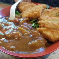 Mock chicken Katsu curry at Mr Miyagi in Sheffield