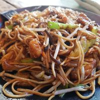 Tofu and mixed veg Yakisoba at Mr Miyagi in Sheffield