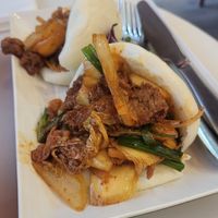 Kimchi and Faux Pork Bao at Mr Miyagi in Sheffield