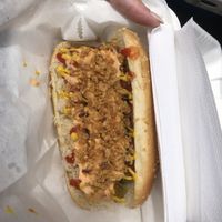 Reggi hot dog  at Veggi Dogs in Honolulu