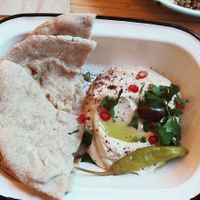 Hummus at Wolf Sharing Food Market in Brussels