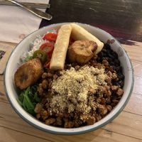 The vegan South American bowl  at Wolf Sharing Food Market in Brussels