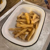 Cassave chips (we should have gotten sauces, they were more delicious than they look) at Wolf Sharing Food Market in Brussels