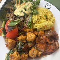 Tofu Curry Plate from Toukoul food trader  at Wolf Sharing Food Market in Brussels