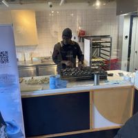 Natas being made #Veganuary at Cafe De Nata in North West London