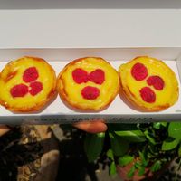 We loved the raspberry ones the most at Cafe De Nata in North West London