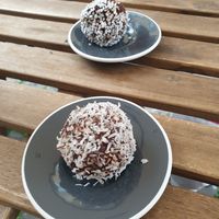 Coconut and hazelsugar at Qoffee in Malmo