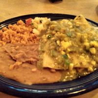 Vegan Plaza Enchiladas at Peppers in Las Cruces