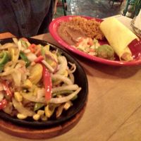 Vegan Fajitas at Peppers in Las Cruces