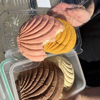 Vegan conchas  at Los Tarascos in Santa Barbara